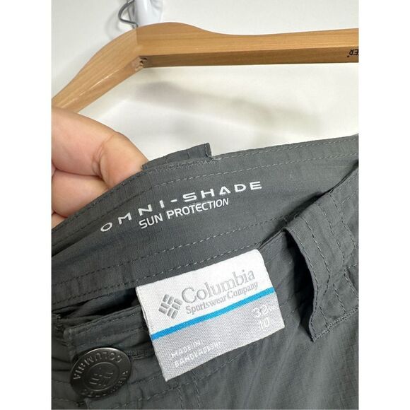 Columbia Shorts Mens Omni-Shade Sun Protection Gray Size 32 - Picture 7 of 8